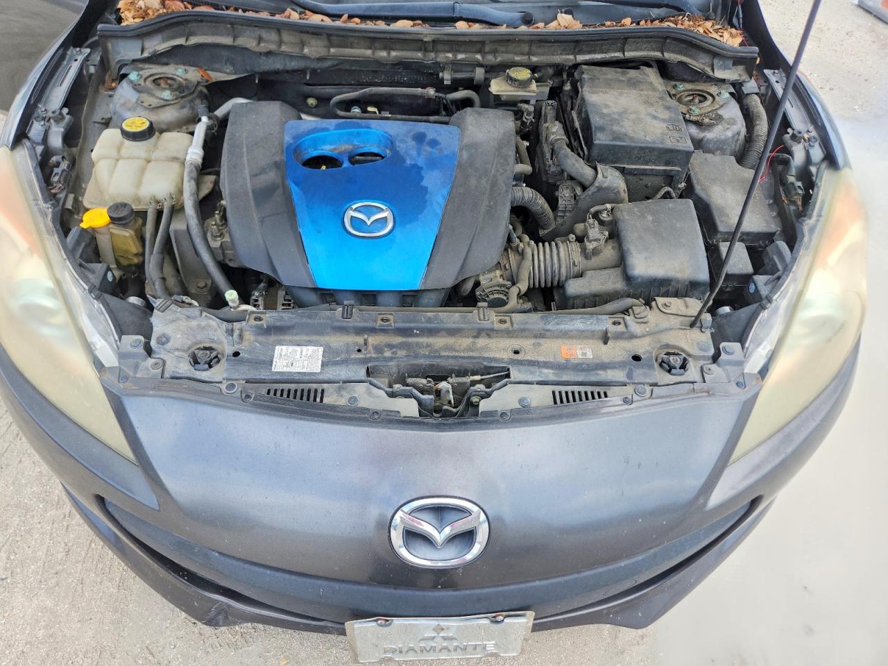 2013 Mazda 3 I Gray vin: JM1BL1L85D1707926