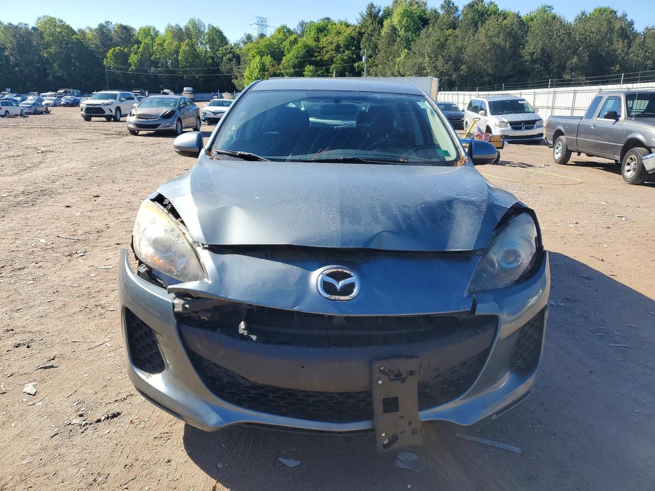 2012 Mazda 3 I Blue vin: JM1BL1L86C1564032