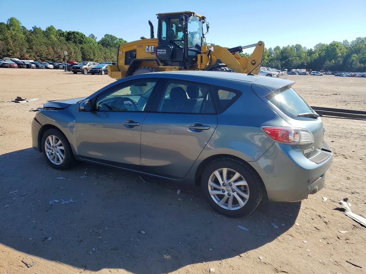 2012 Mazda 3 I Blue vin: JM1BL1L86C1564032