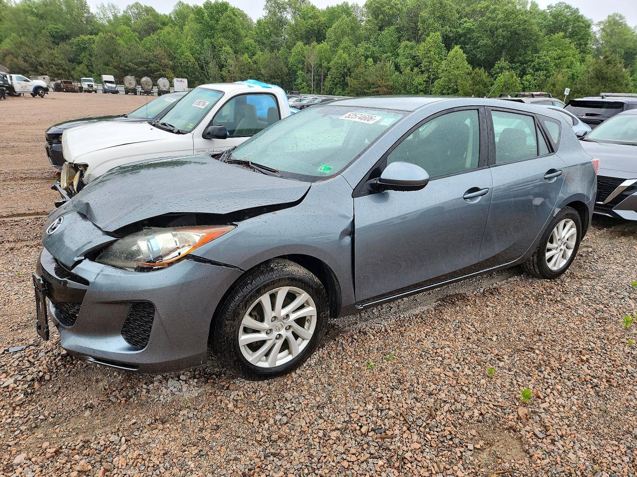 2012 Mazda 3 I Blue vin: JM1BL1L86C1564032
