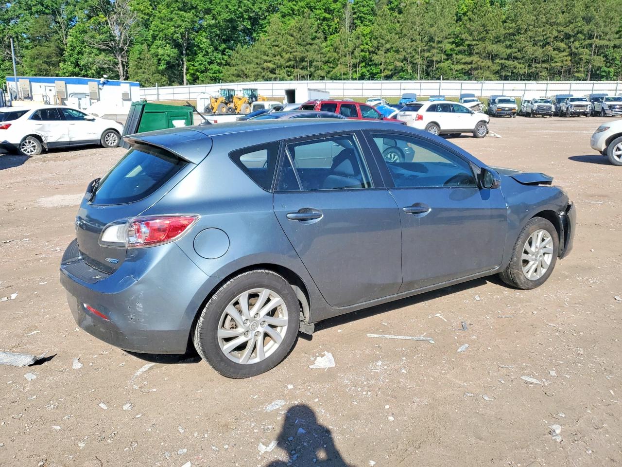 2012 Mazda 3 I Blue vin: JM1BL1L86C1564032