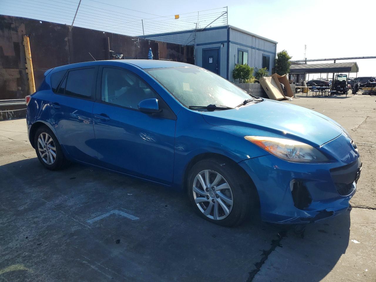 2012 Mazda 3 I Blue vin: JM1BL1L86C1619563
