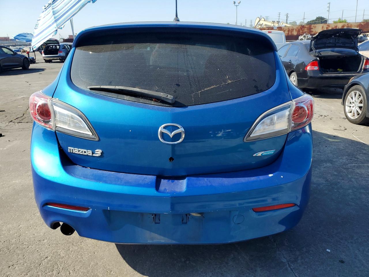 2012 Mazda 3 I Blue vin: JM1BL1L86C1619563