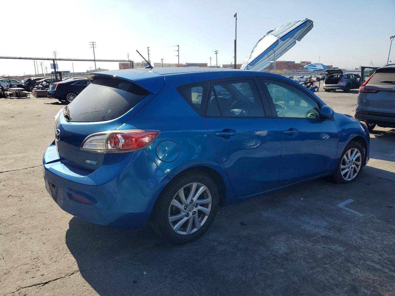 2012 Mazda 3 I Blue vin: JM1BL1L86C1619563