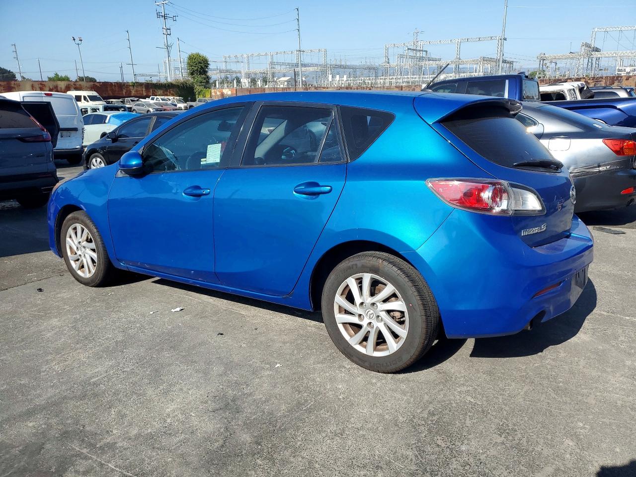 2012 Mazda 3 I Blue vin: JM1BL1L86C1619563