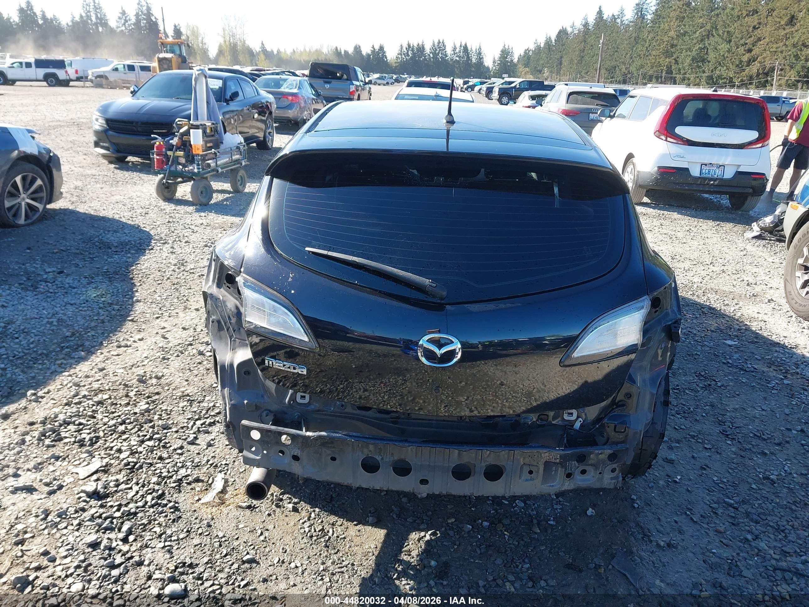 2012 Mazda Mazda3 I Touring Black vin: JM1BL1L86C1631518