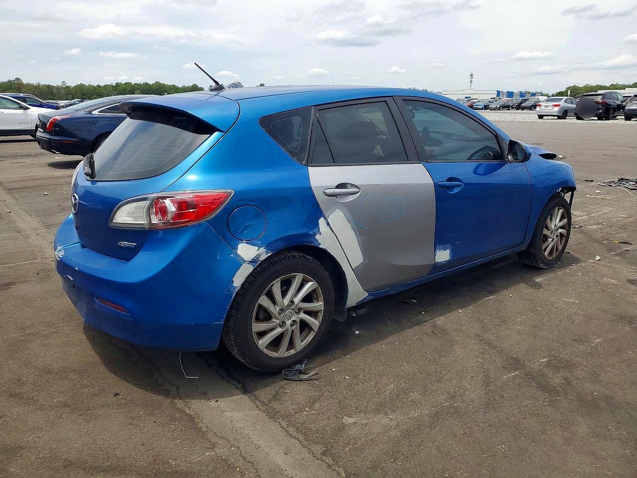 2012 Mazda 3 I Синий vin: JM1BL1L86C1654510