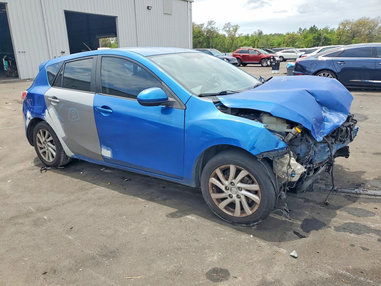 2012 Mazda 3 I Синий vin: JM1BL1L86C1654510