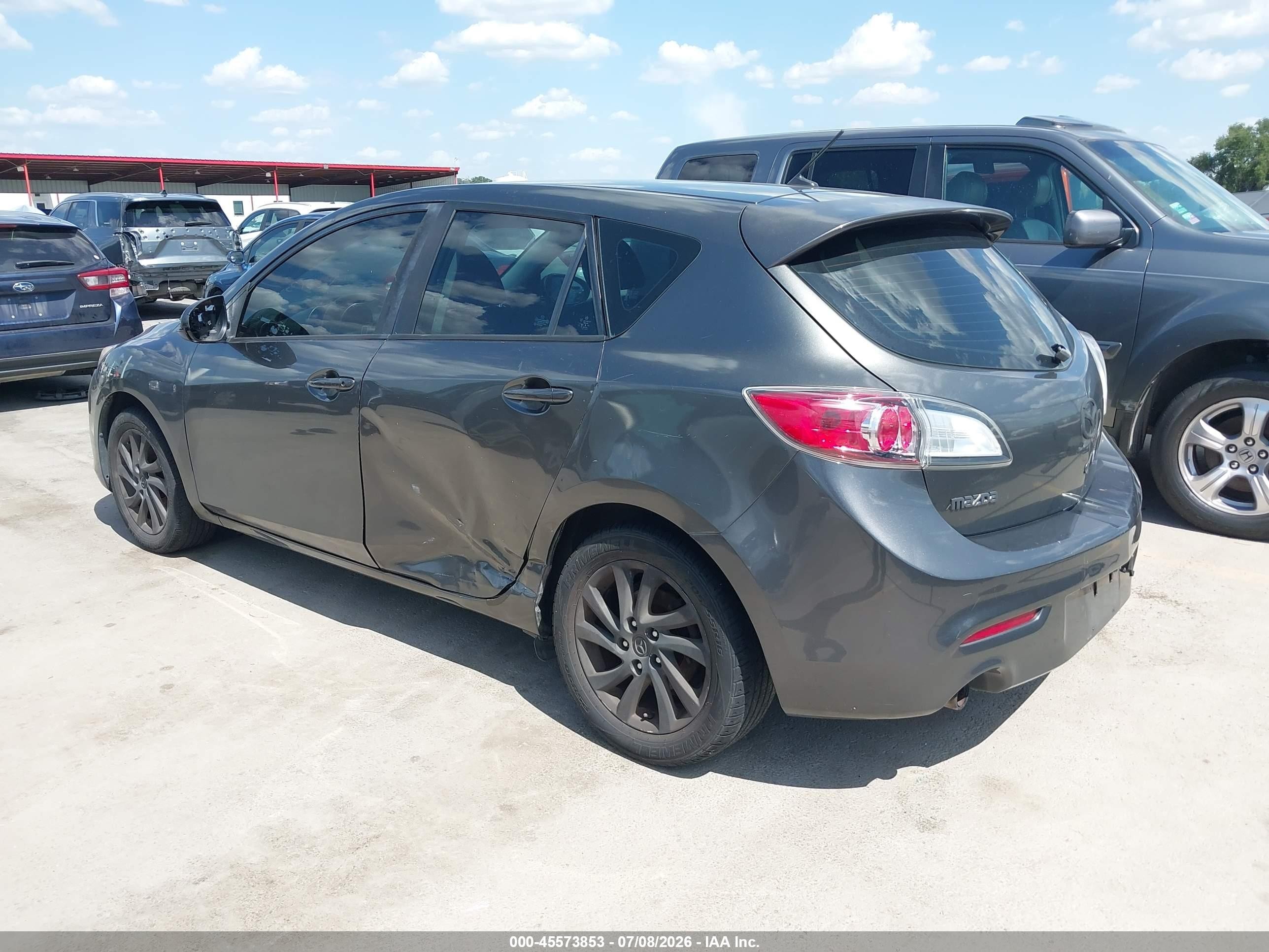 2012 Mazda Mazda3 I Touring Gray vin: JM1BL1L86C1657682