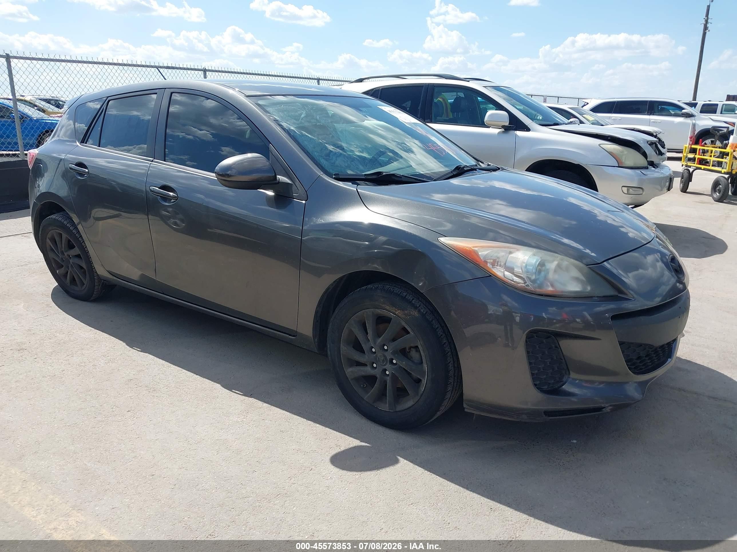 2012 Mazda Mazda3 I Touring Gray vin: JM1BL1L86C1657682