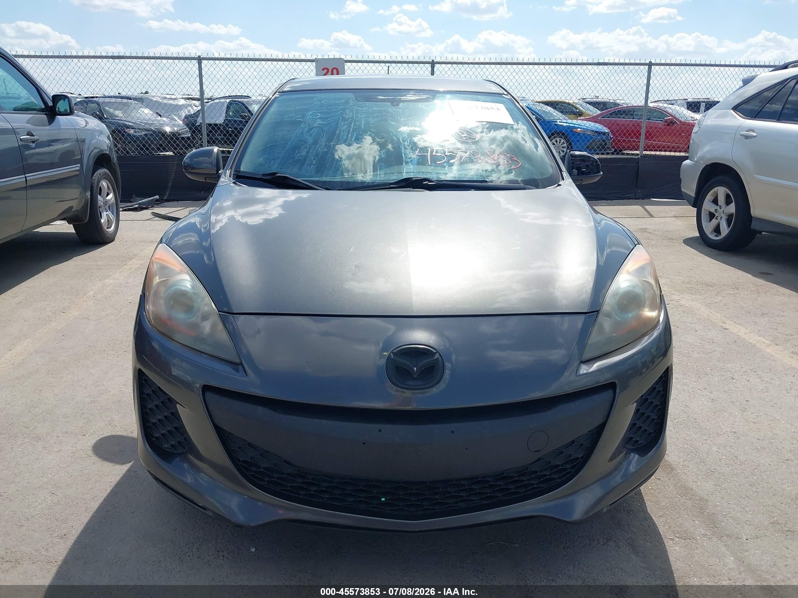 2012 Mazda Mazda3 I Touring Gray vin: JM1BL1L86C1657682