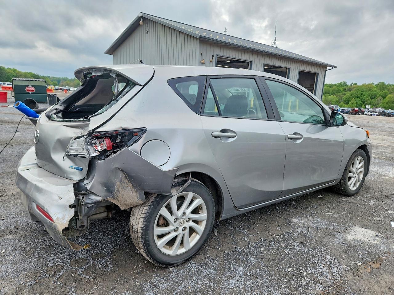 2012 Mazda 3 I Silver vin: JM1BL1L87C1633357