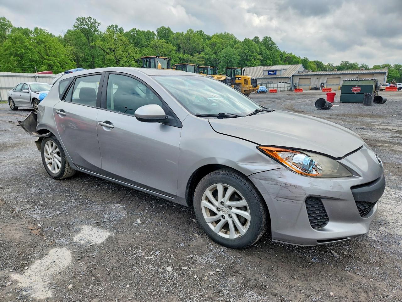 2012 Mazda 3 I Silver vin: JM1BL1L87C1633357