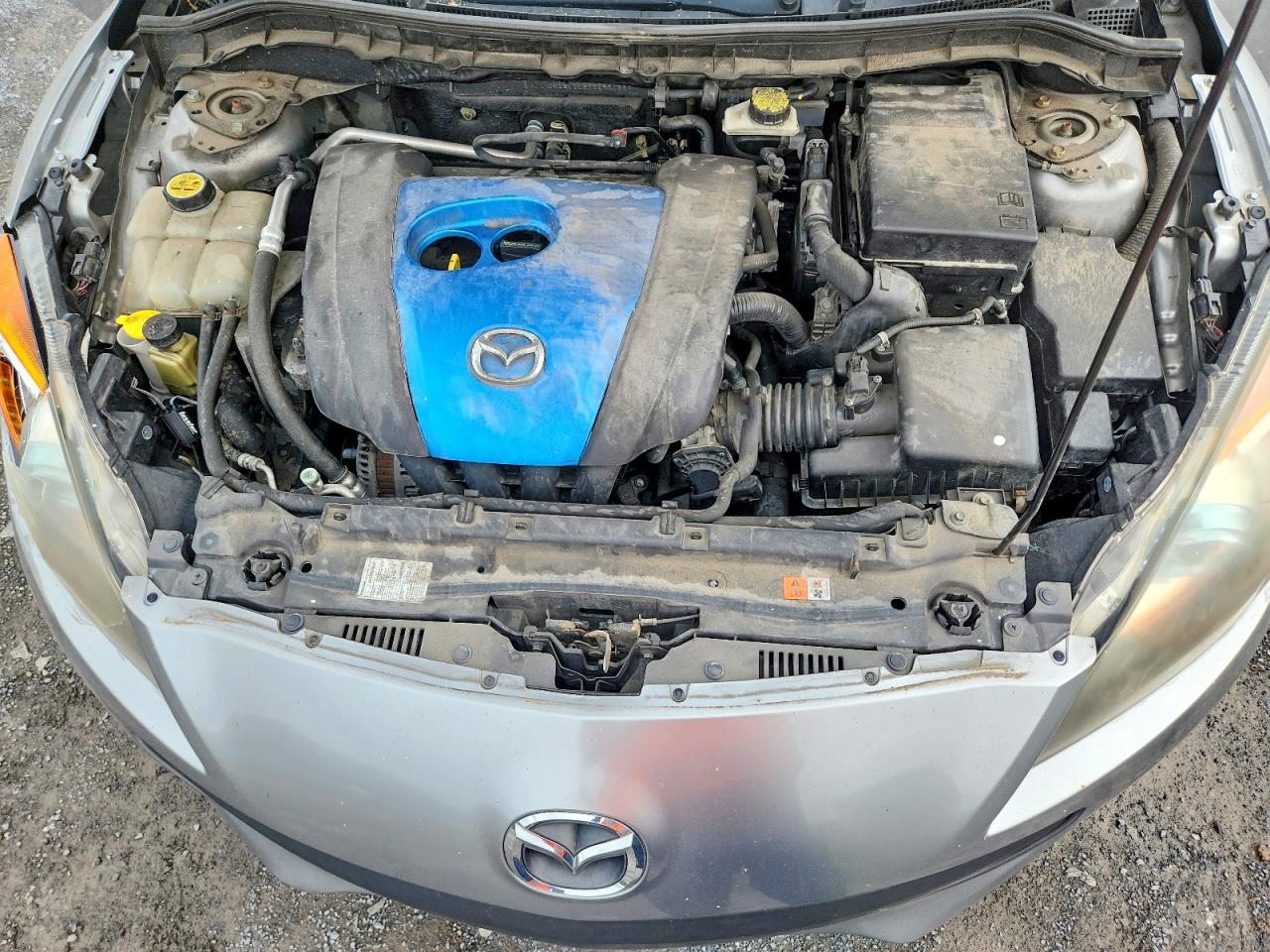 2012 Mazda 3 I Silver vin: JM1BL1L87C1633357