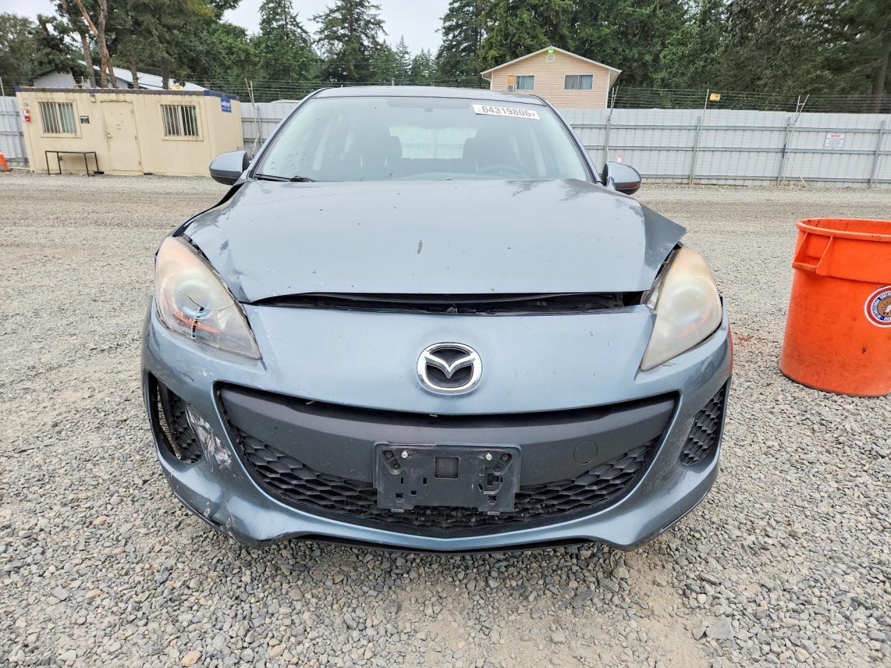 2012 Mazda 3 I Teal vin: JM1BL1L88C1596321