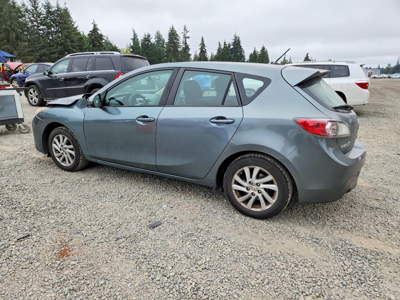 2012 Mazda 3 I Teal vin: JM1BL1L88C1596321