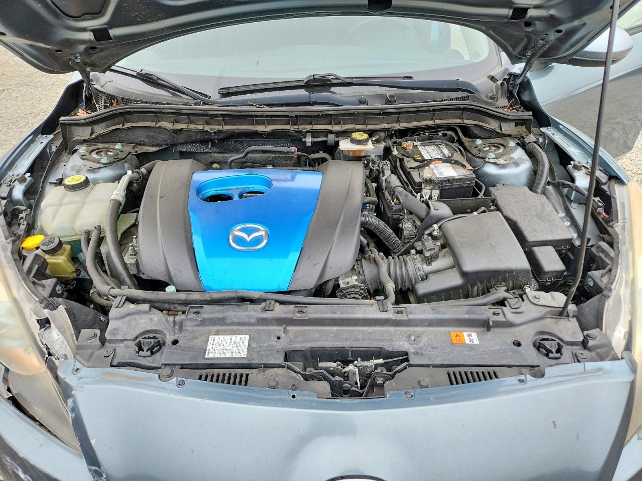 2012 Mazda 3 I Teal vin: JM1BL1L88C1596321