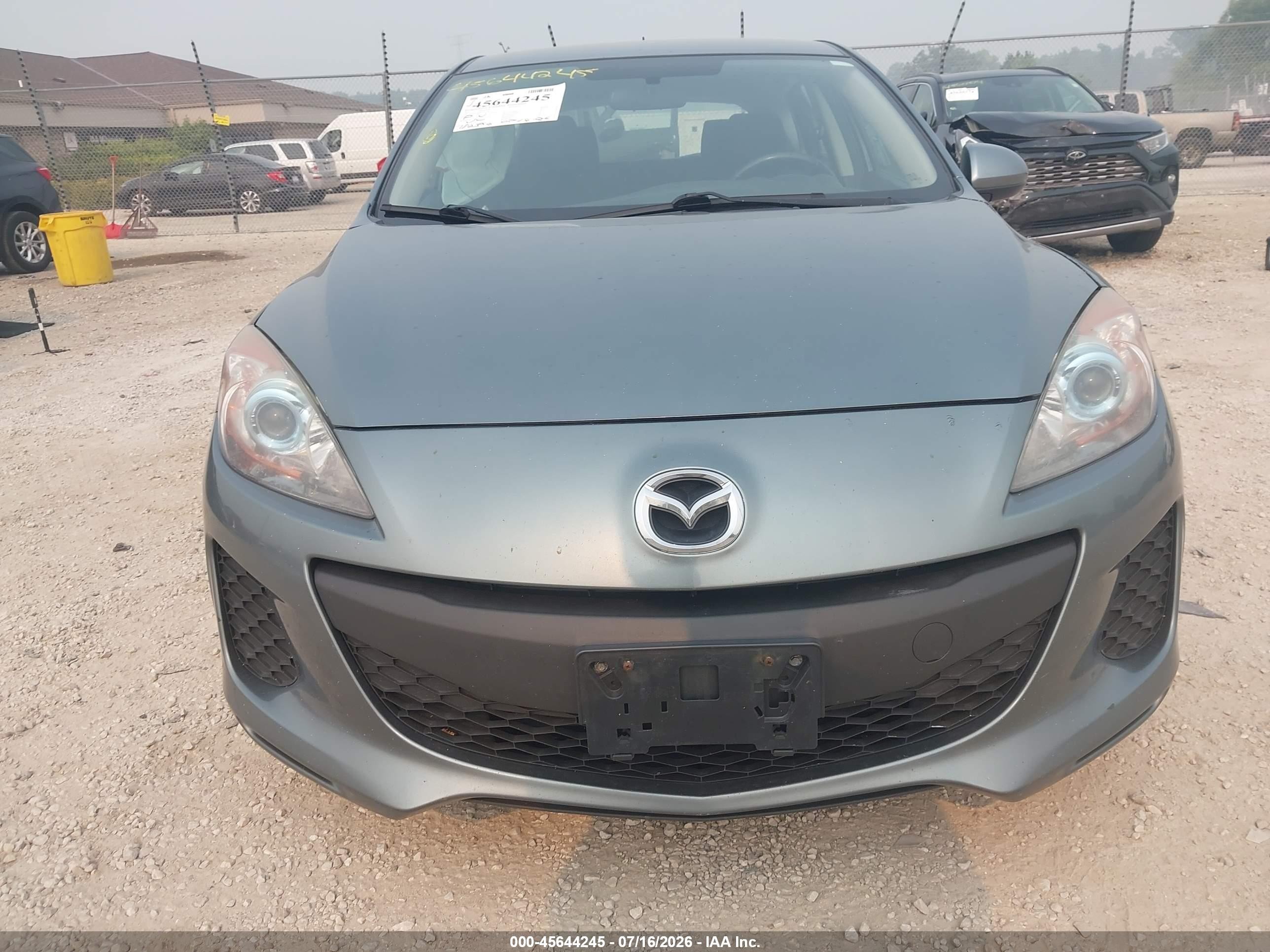 2012 Mazda Mazda3 I Touring Gray vin: JM1BL1L88C1613957