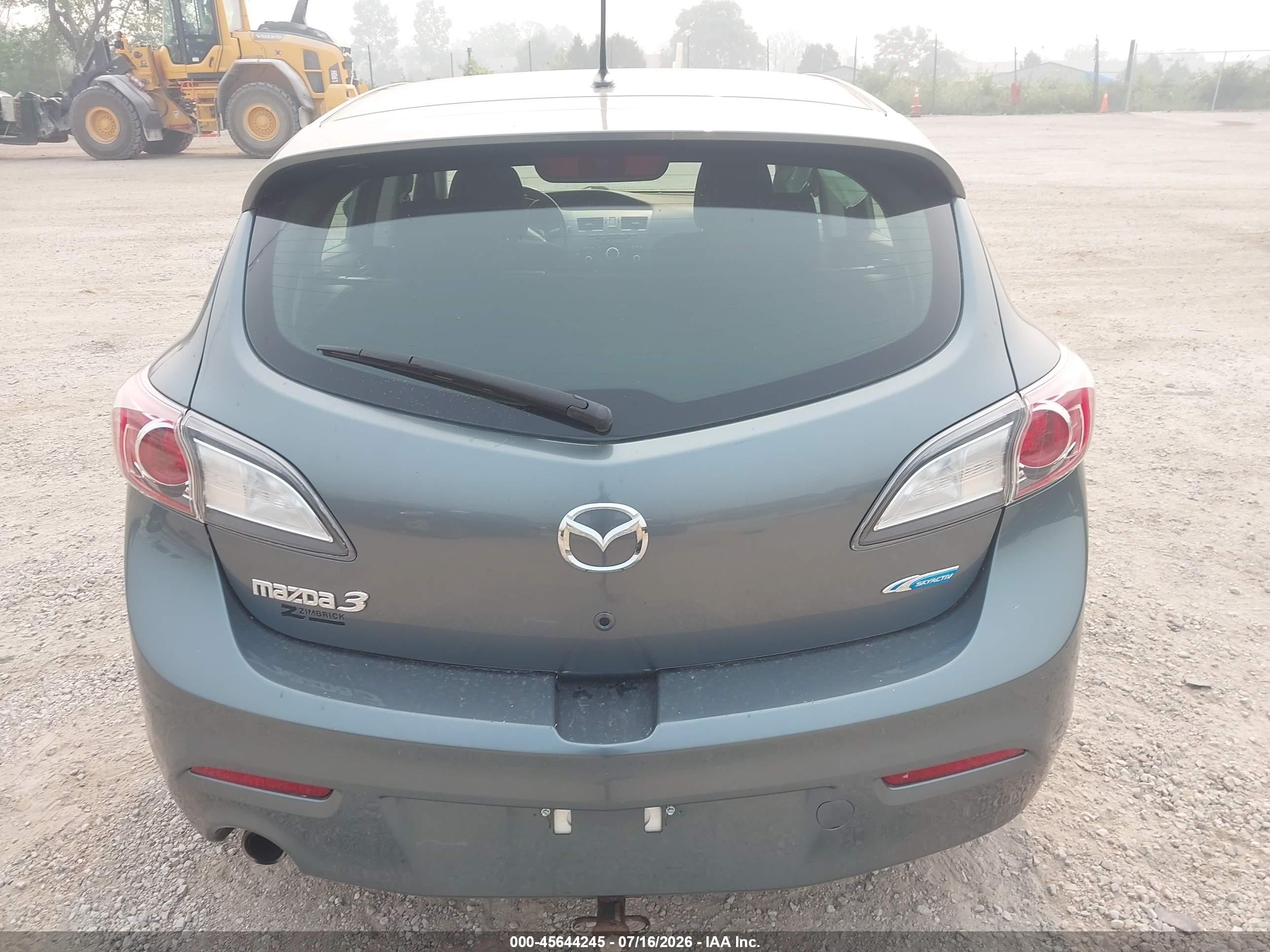 2012 Mazda Mazda3 I Touring Gray vin: JM1BL1L88C1613957