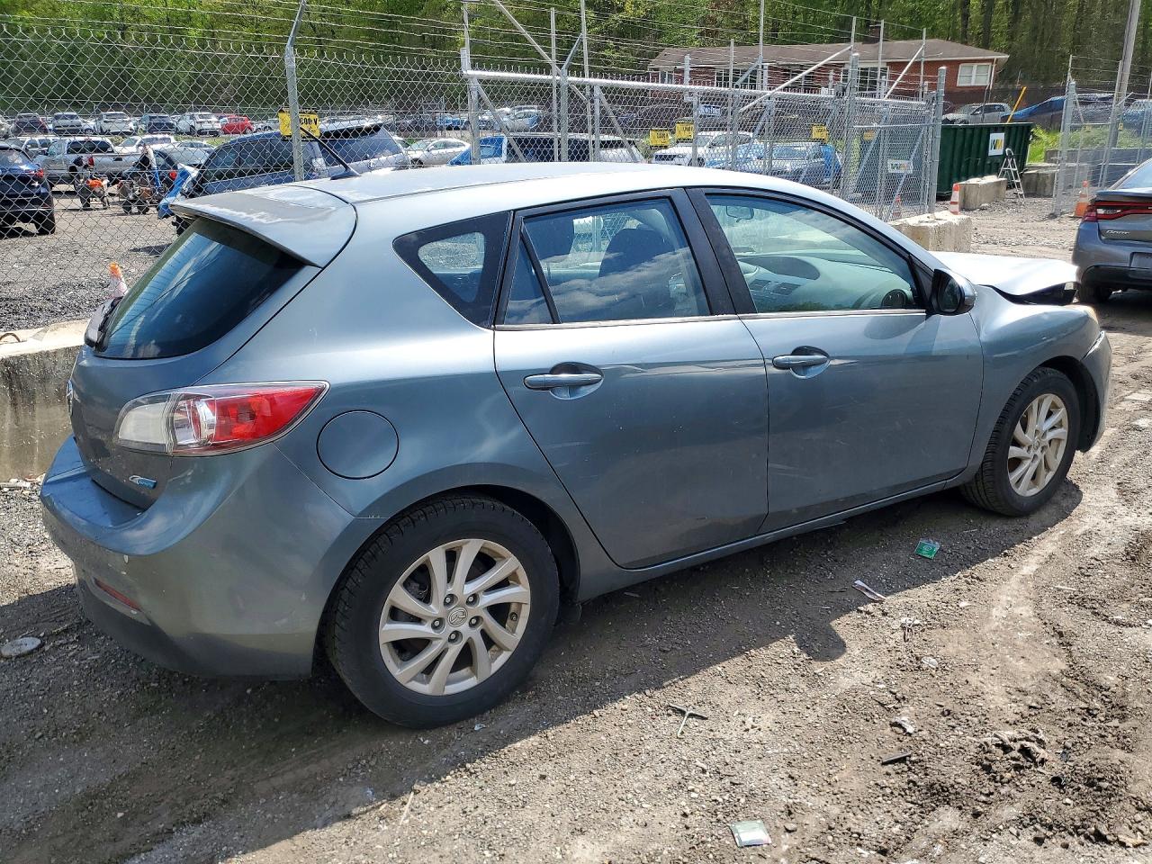 2012 Mazda 3 I Teal vin: JM1BL1L88C1628636