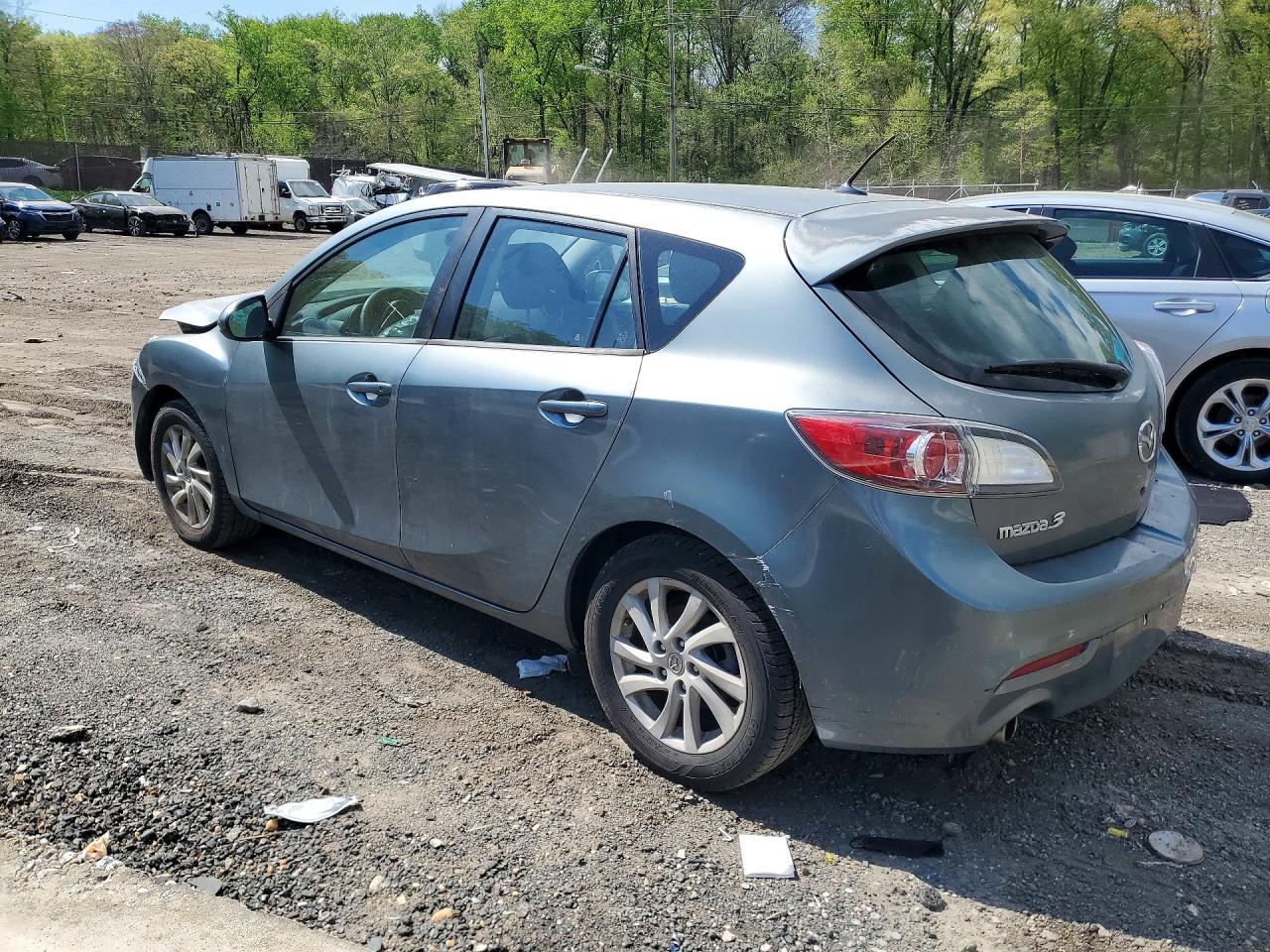 2012 Mazda 3 I Teal vin: JM1BL1L88C1628636