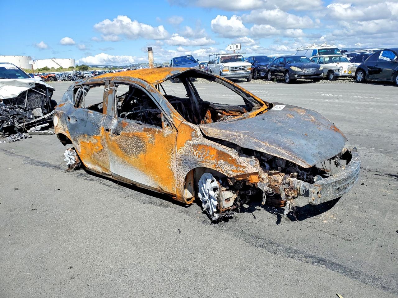 2012 Mazda 3 I Burn vin: JM1BL1L89C1526441