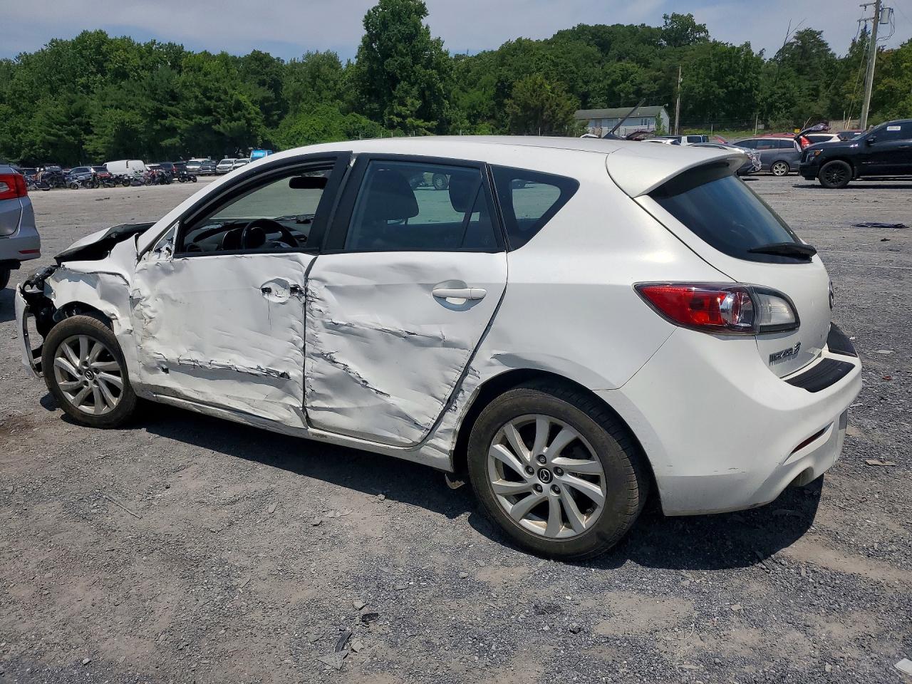 2013 Mazda 3 I Белый vin: JM1BL1L89D1713860