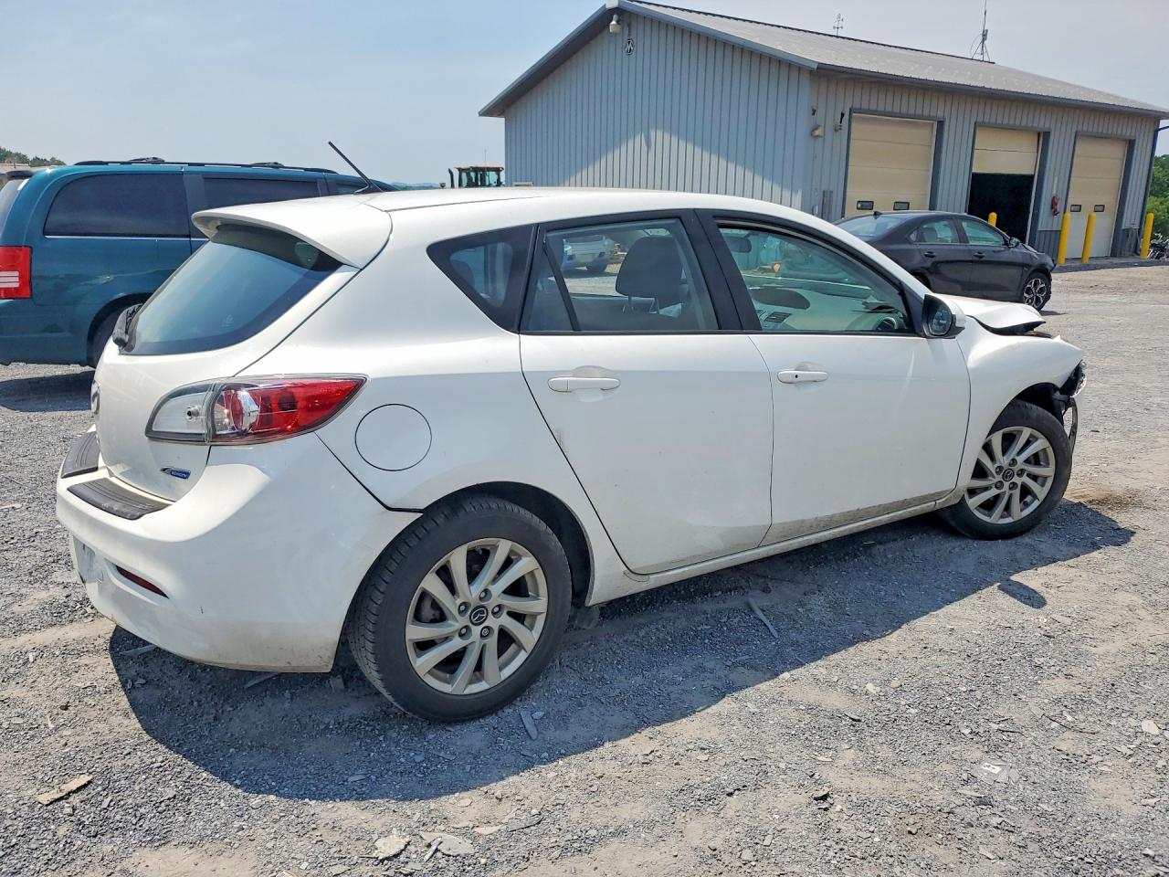 2013 Mazda 3 I Белый vin: JM1BL1L89D1713860