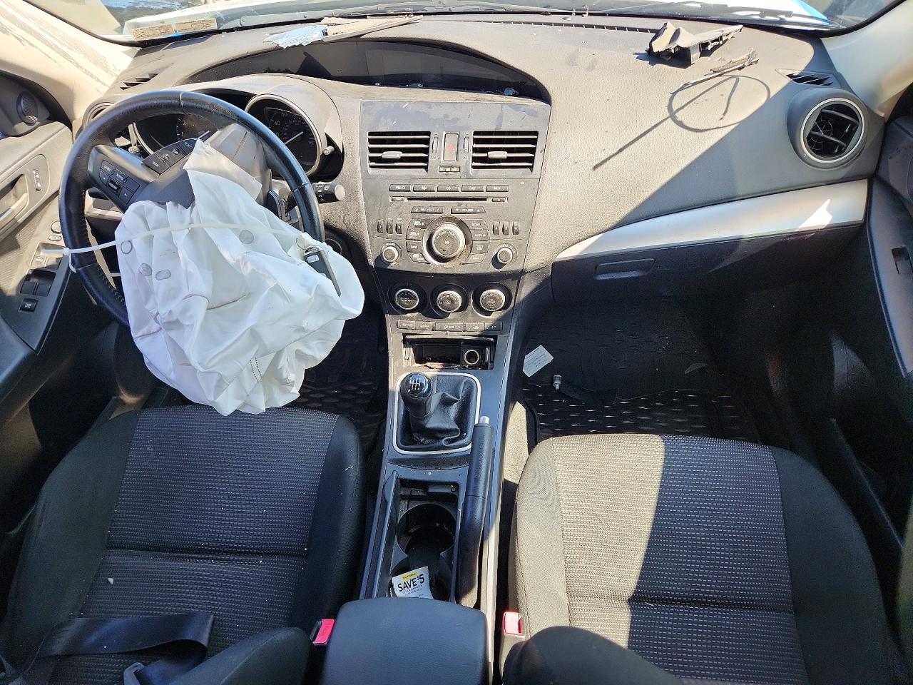 2013 Mazda 3 I Белый vin: JM1BL1L89D1713860