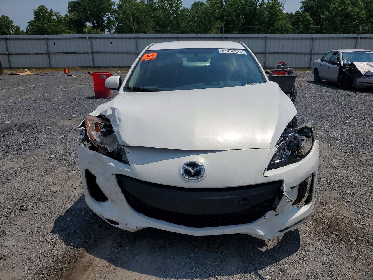 2013 Mazda 3 I Белый vin: JM1BL1L89D1713860