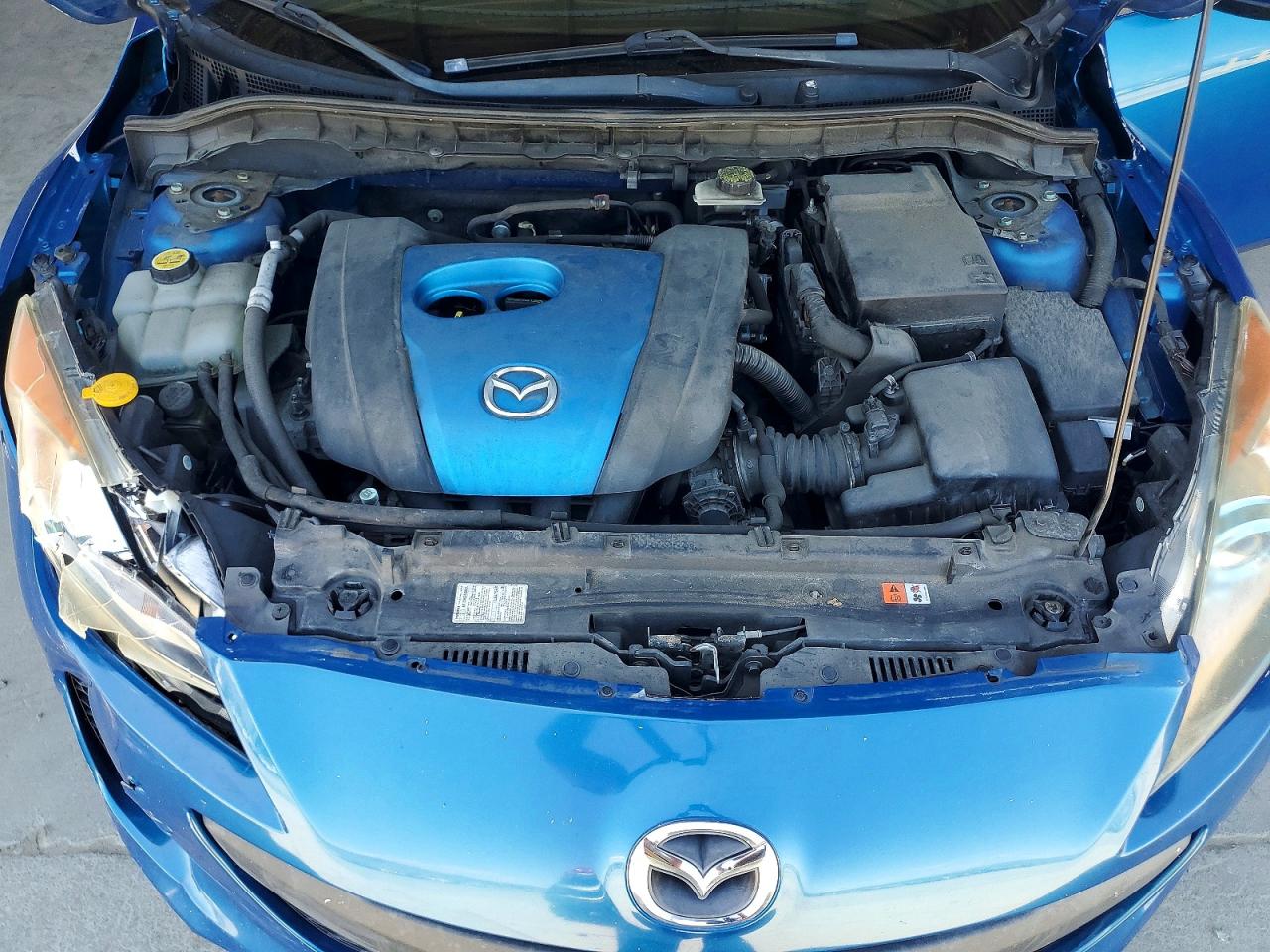 2012 Mazda 3 I Blue vin: JM1BL1L8XC1558749
