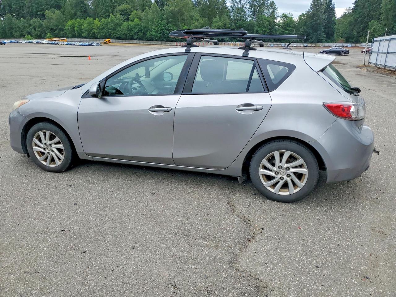2012 Mazda 3 I Silver vin: JM1BL1L8XC1596711