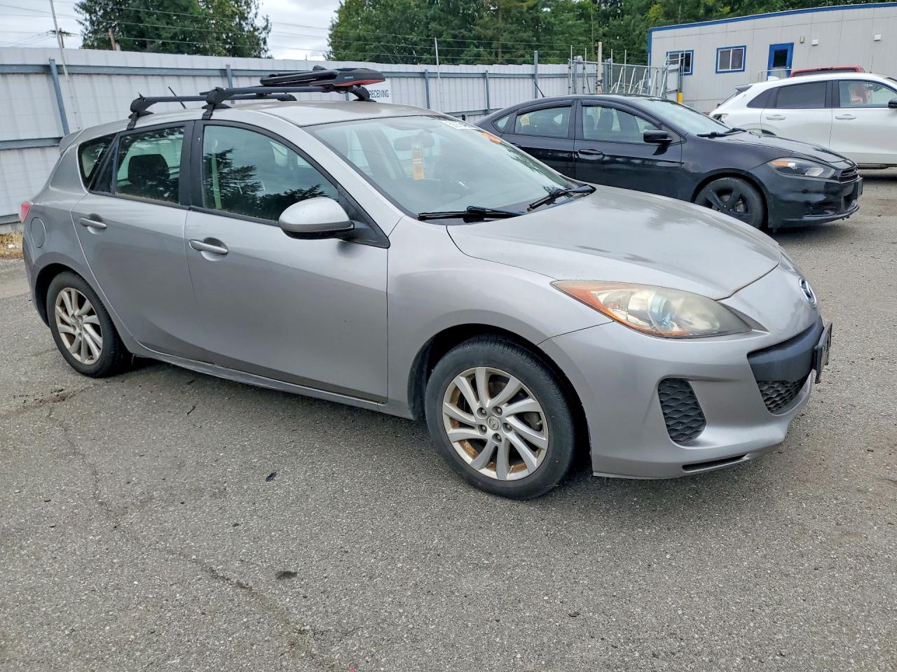 2012 Mazda 3 I Silver vin: JM1BL1L8XC1596711