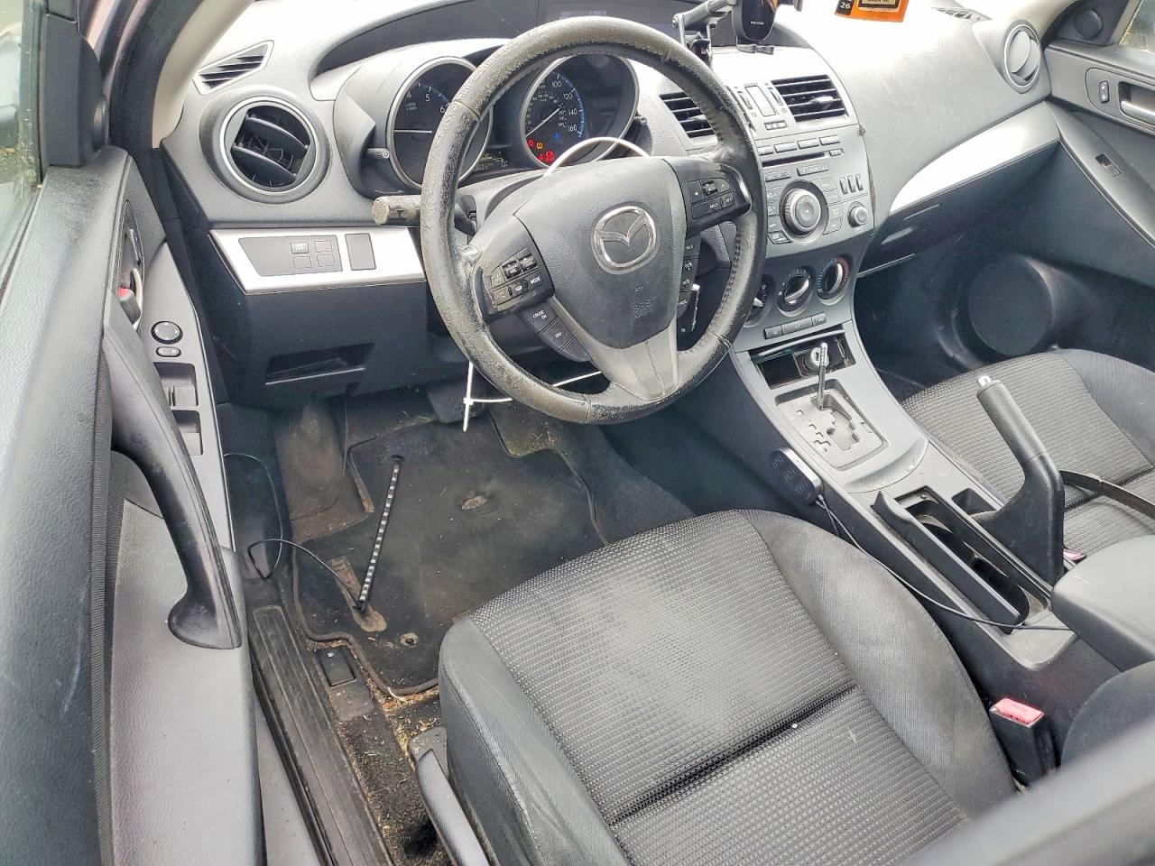 2012 Mazda 3 I Silver vin: JM1BL1L8XC1596711