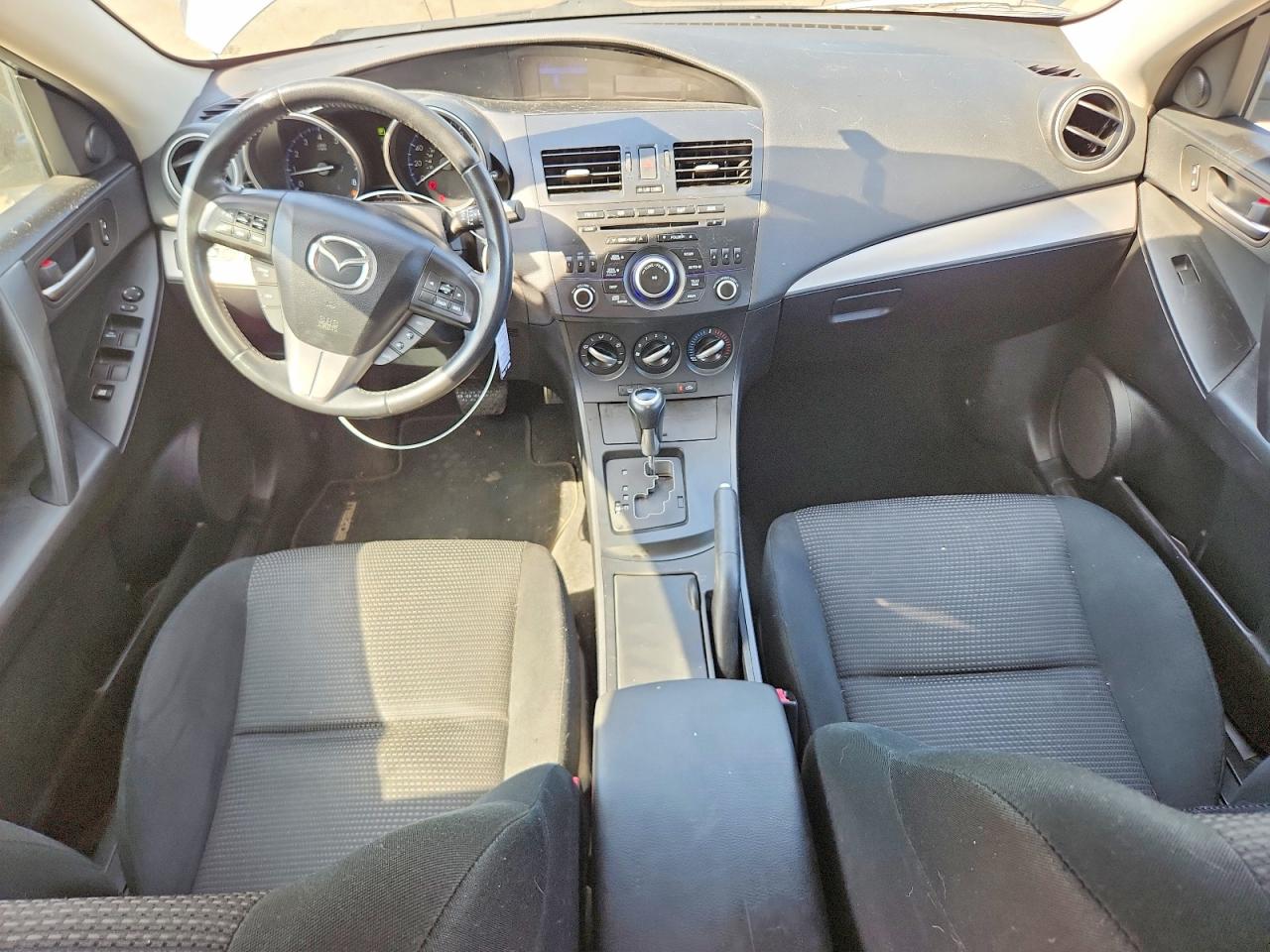 2012 Mazda 3 I Gray vin: JM1BL1L8XC1655451
