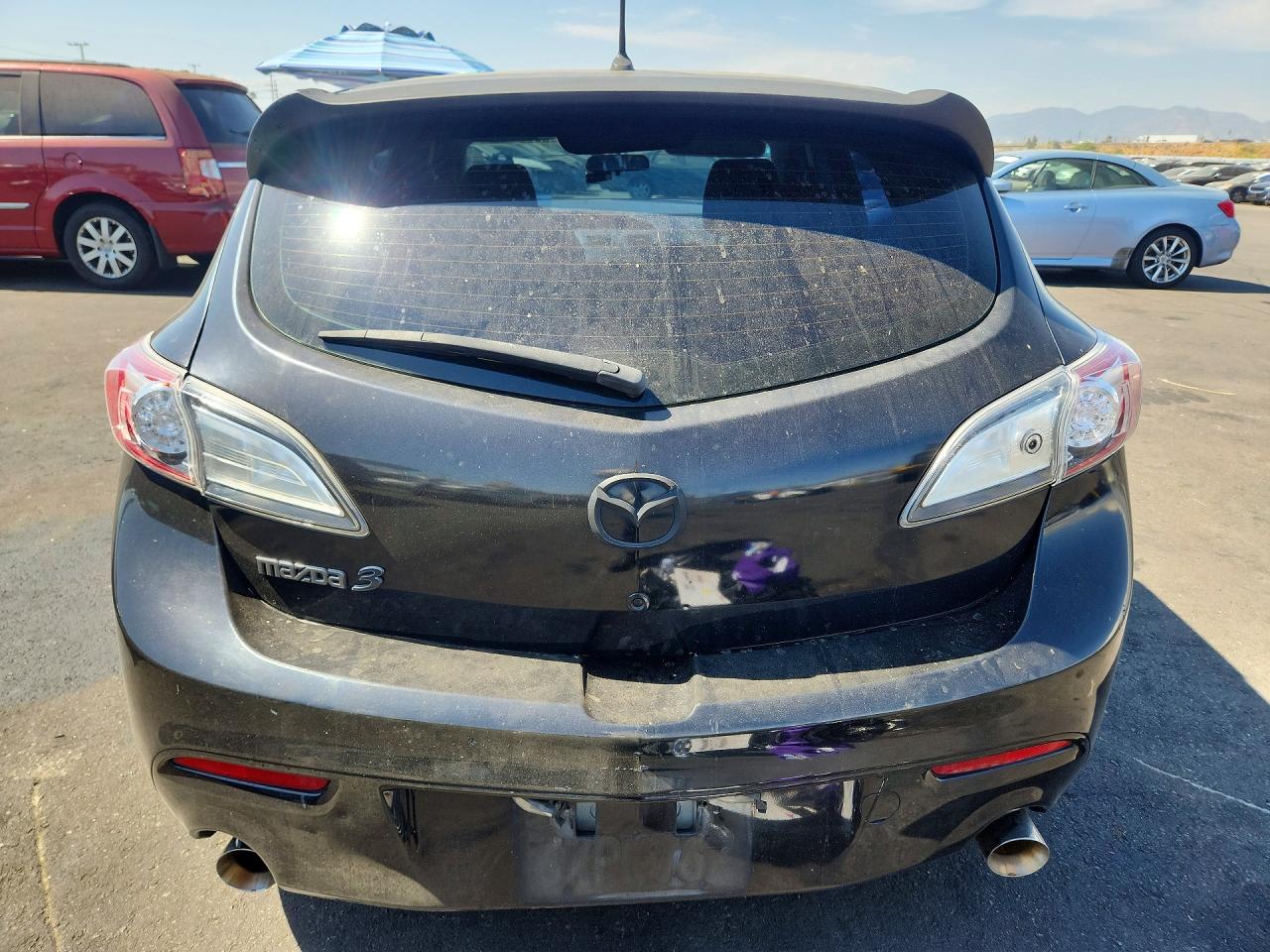 2012 Mazda 3 S Black vin: JM1BL1L95C1685787