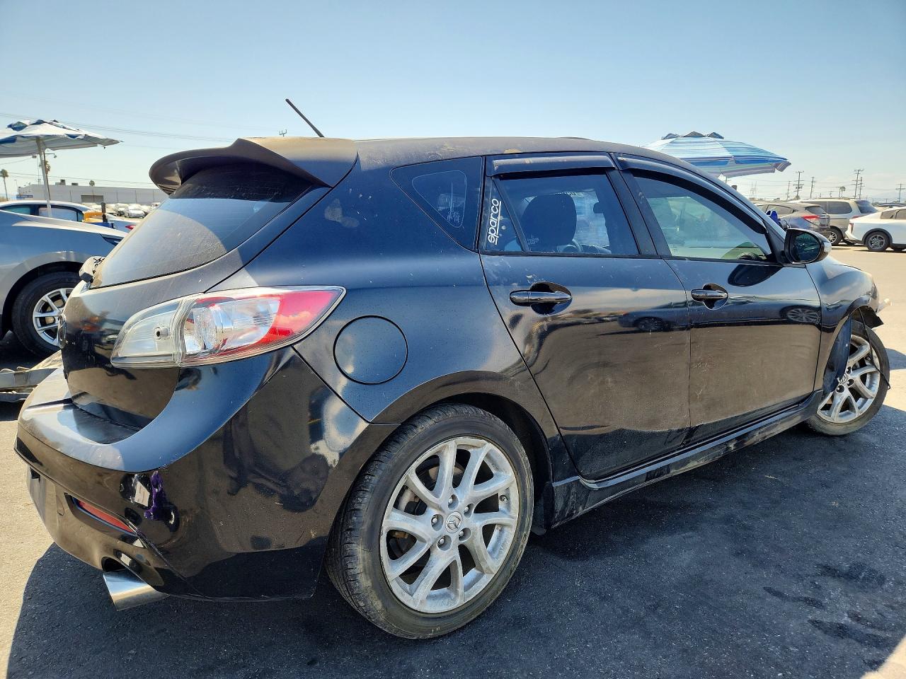 2012 Mazda 3 S Black vin: JM1BL1L95C1685787
