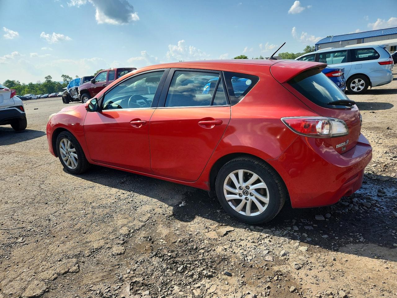 2013 Mazda 3 I Red vin: JM1BL1LP0D1742302