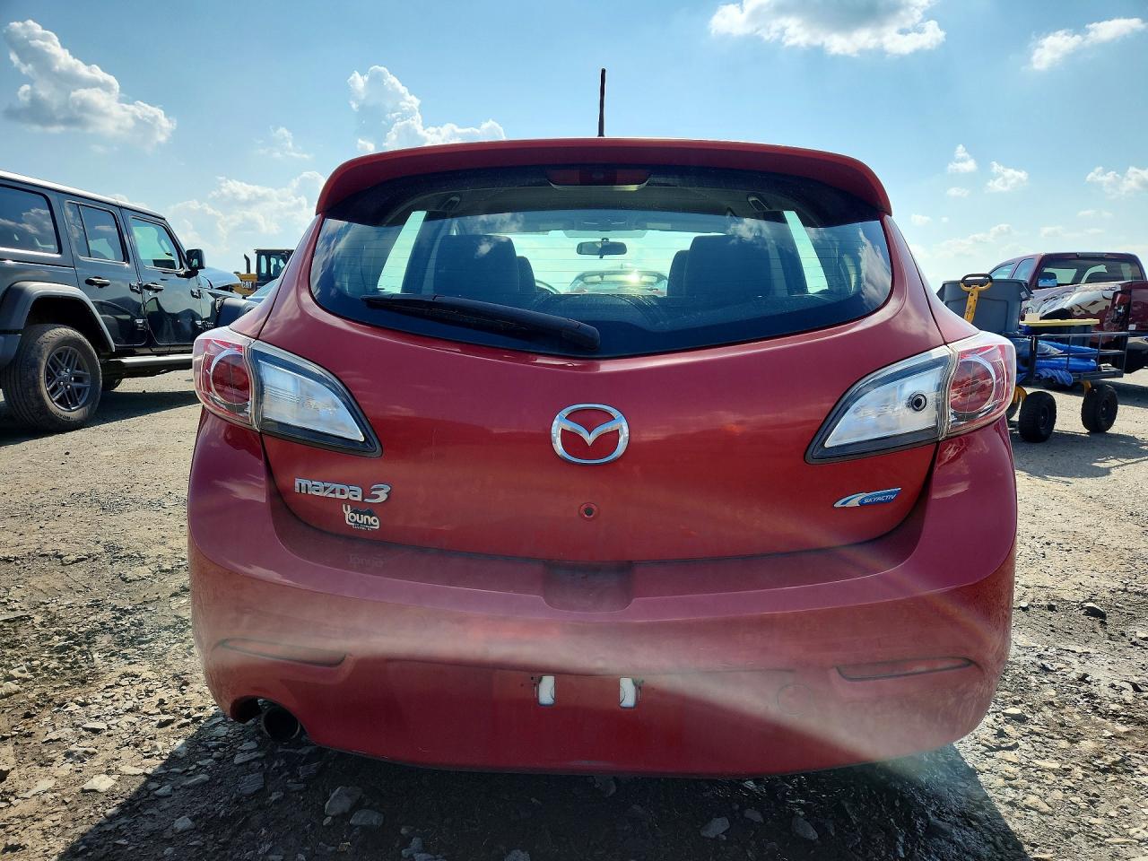 2013 Mazda 3 I Red vin: JM1BL1LP0D1742302