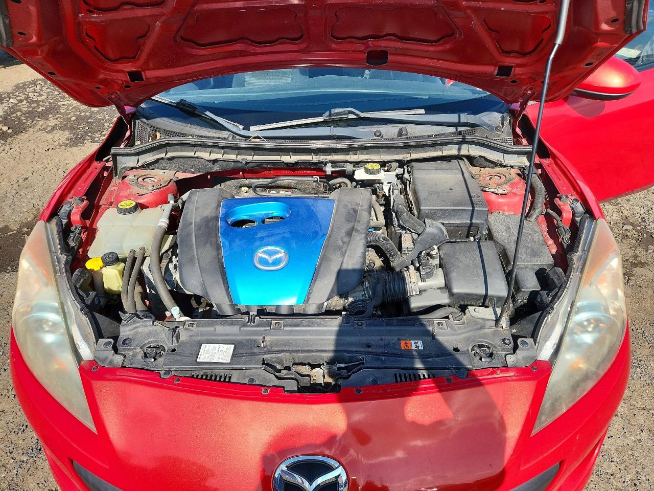 2013 Mazda 3 I Red vin: JM1BL1LP0D1742302