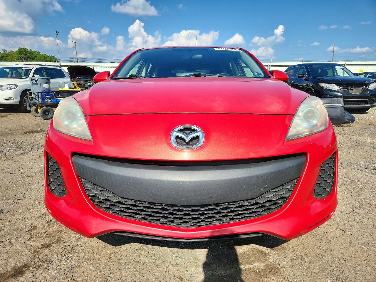 2013 Mazda 3 I Red vin: JM1BL1LP0D1742302