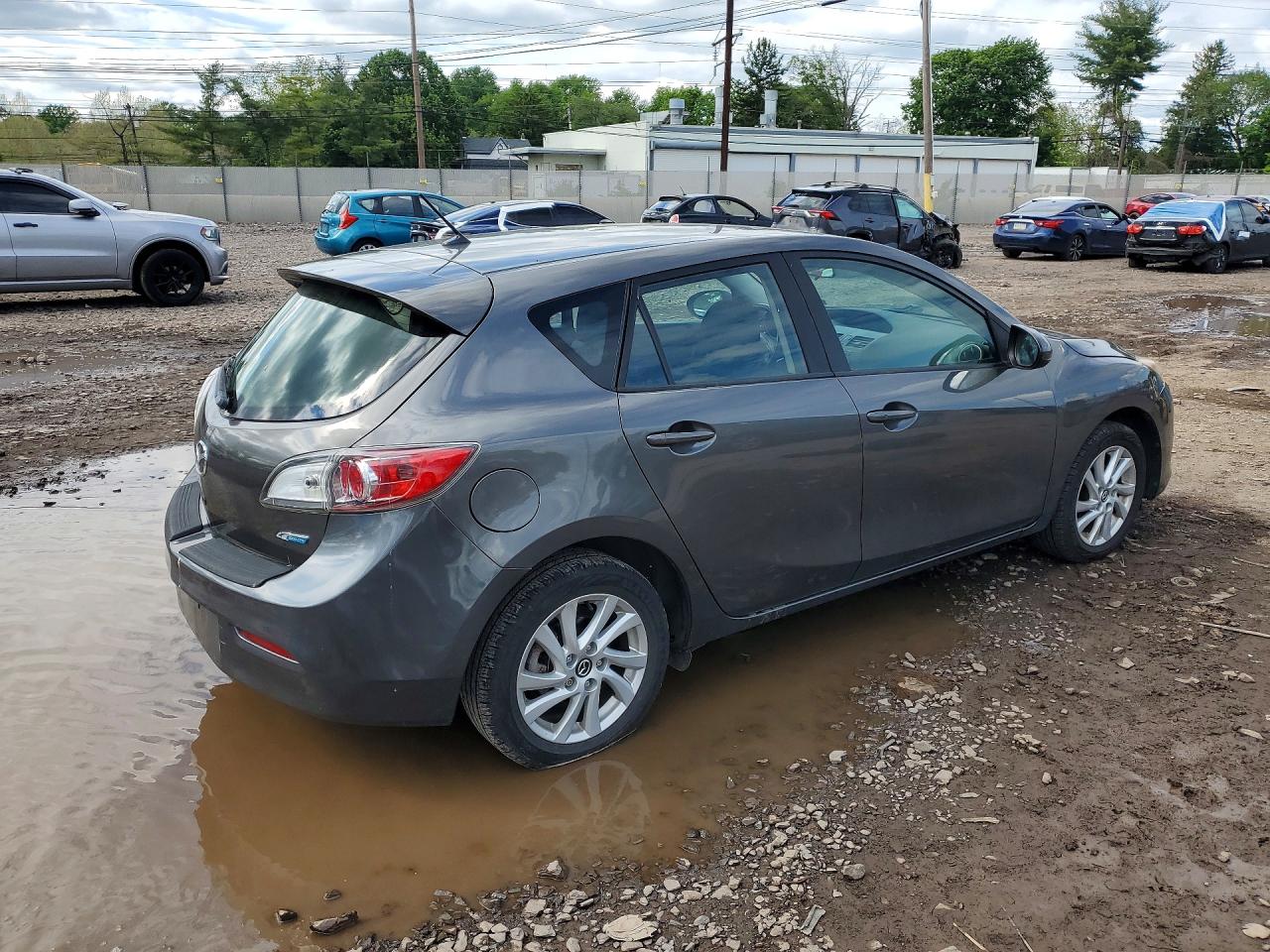 2013 Mazda 3 I Gray vin: JM1BL1LP0D1821954