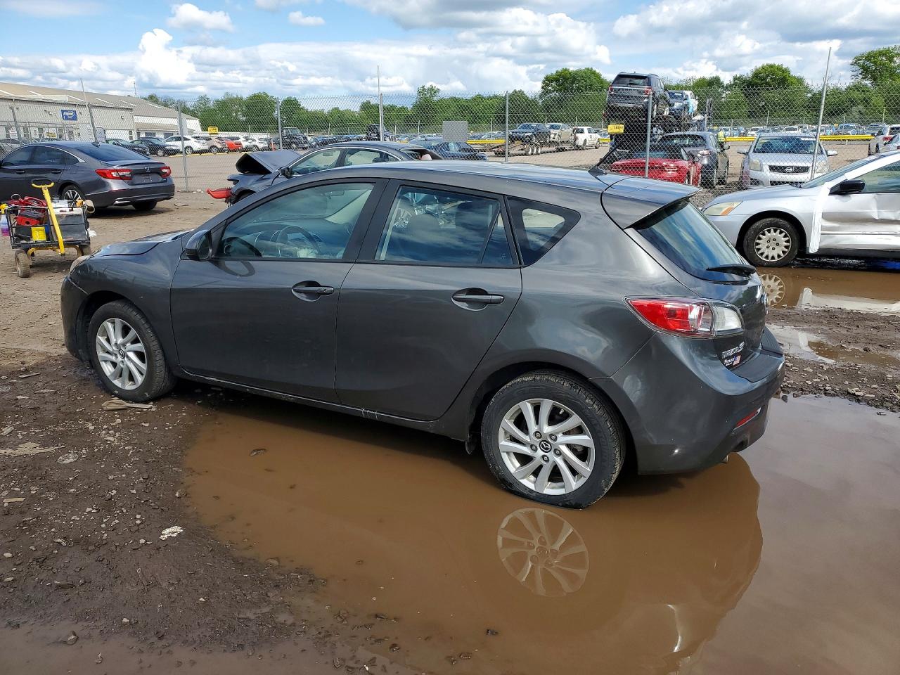 2013 Mazda 3 I Gray vin: JM1BL1LP0D1821954