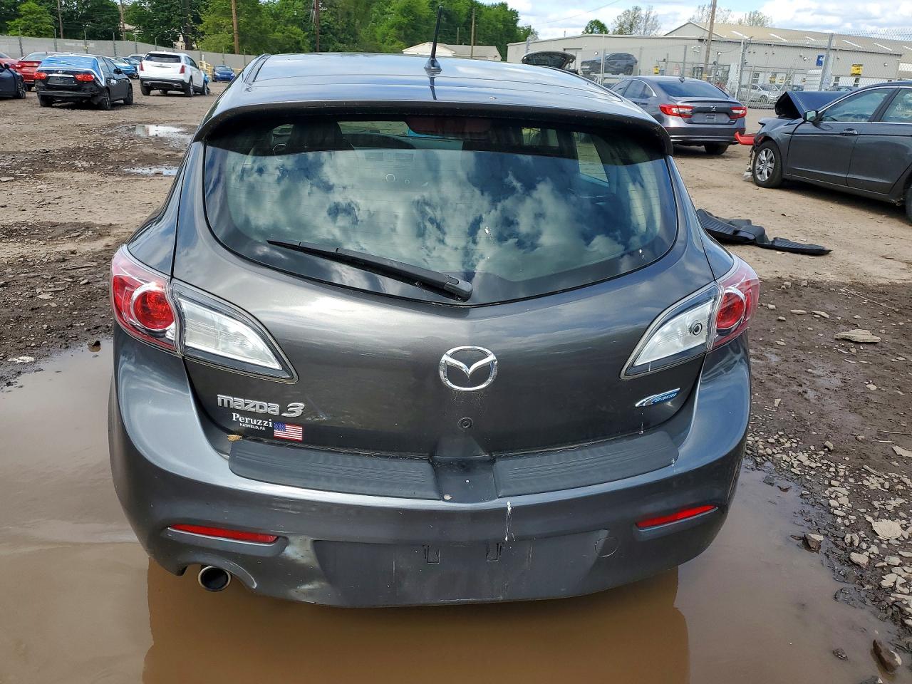 2013 Mazda 3 I Gray vin: JM1BL1LP0D1821954