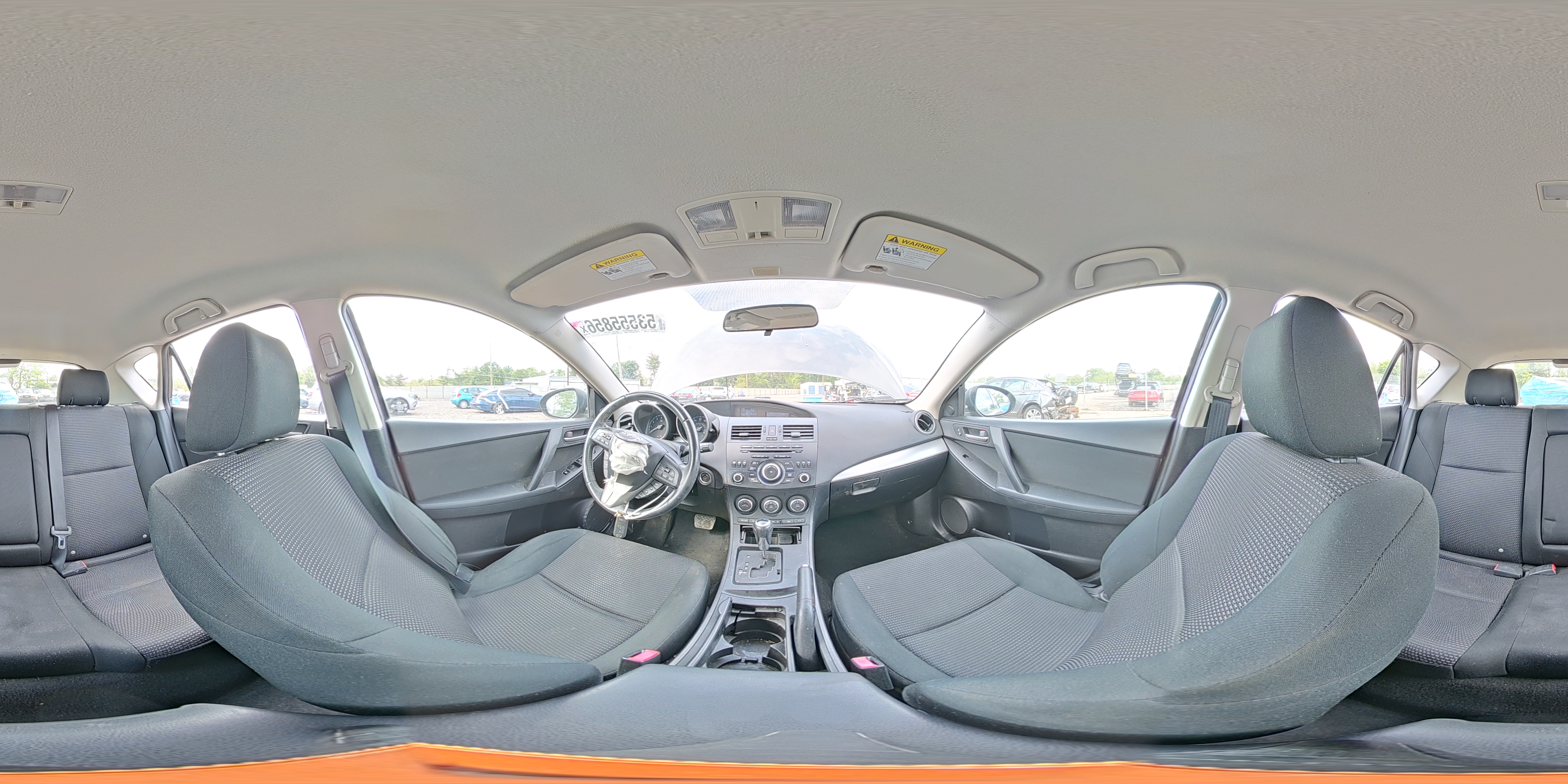 2013 Mazda 3 I Gray vin: JM1BL1LP0D1821954