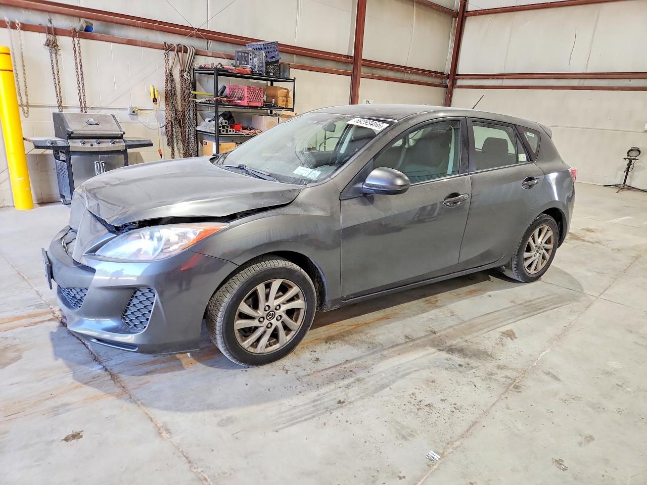 2013 Mazda 3 I Gray vin: JM1BL1LP2D1843986