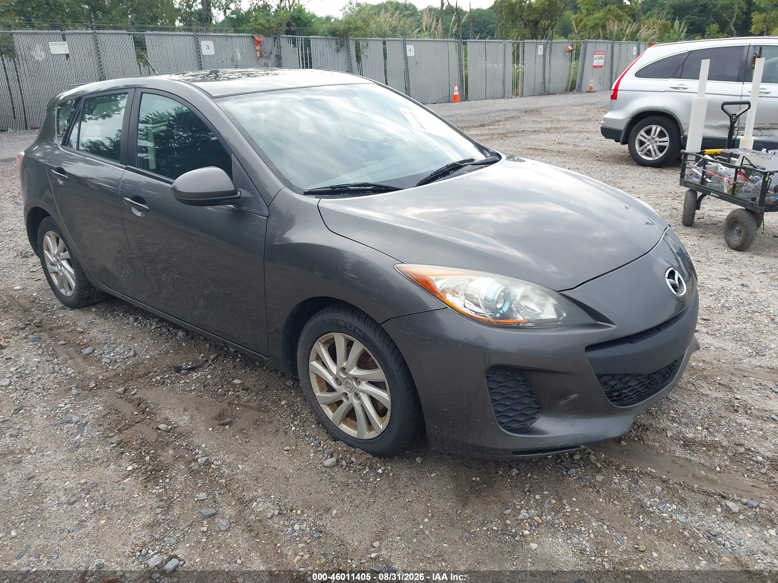 2013 Mazda Mazda3 I Touring Серый vin: JM1BL1LP3D1782003