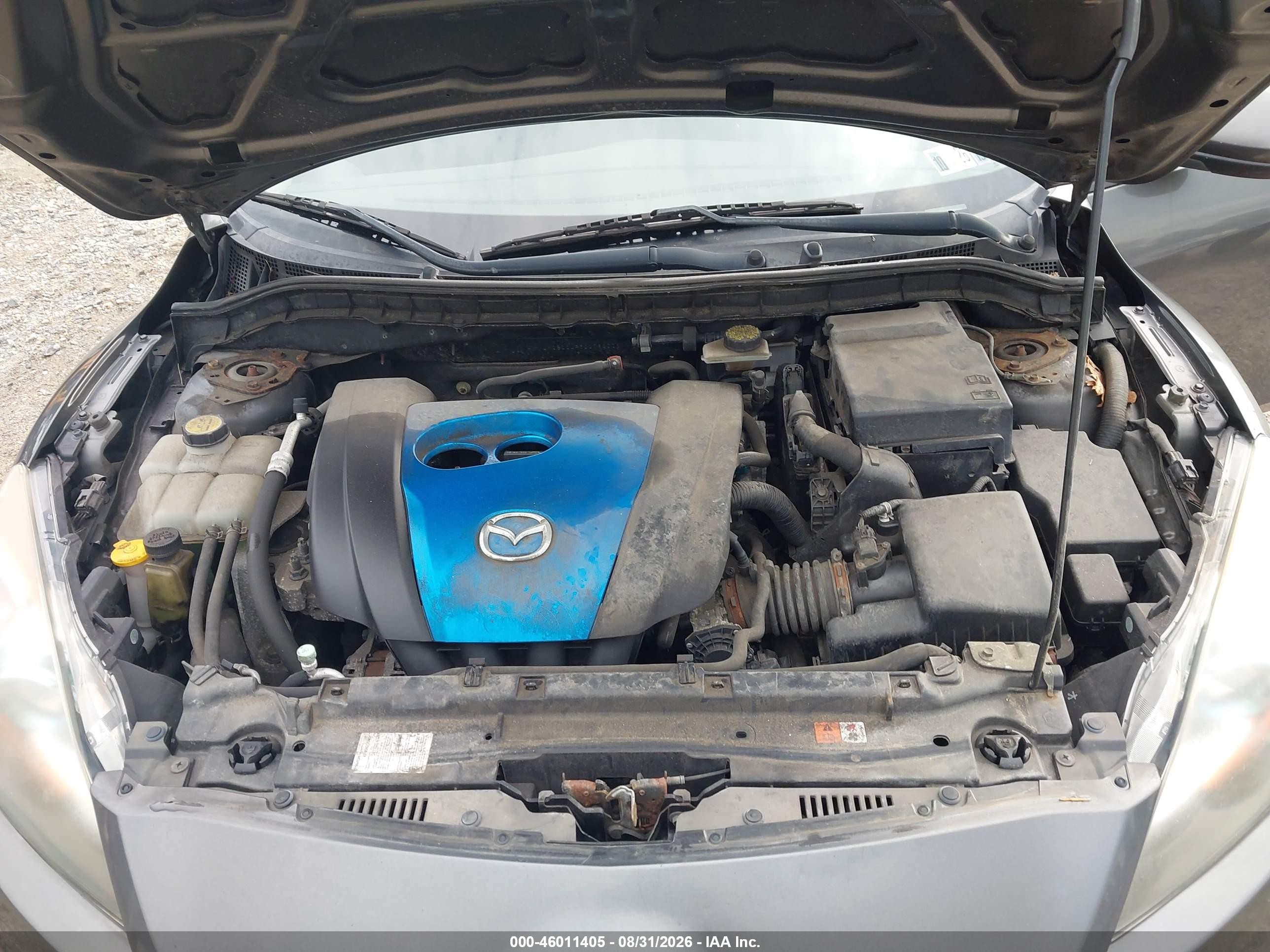 2013 Mazda Mazda3 I Touring Серый vin: JM1BL1LP3D1782003