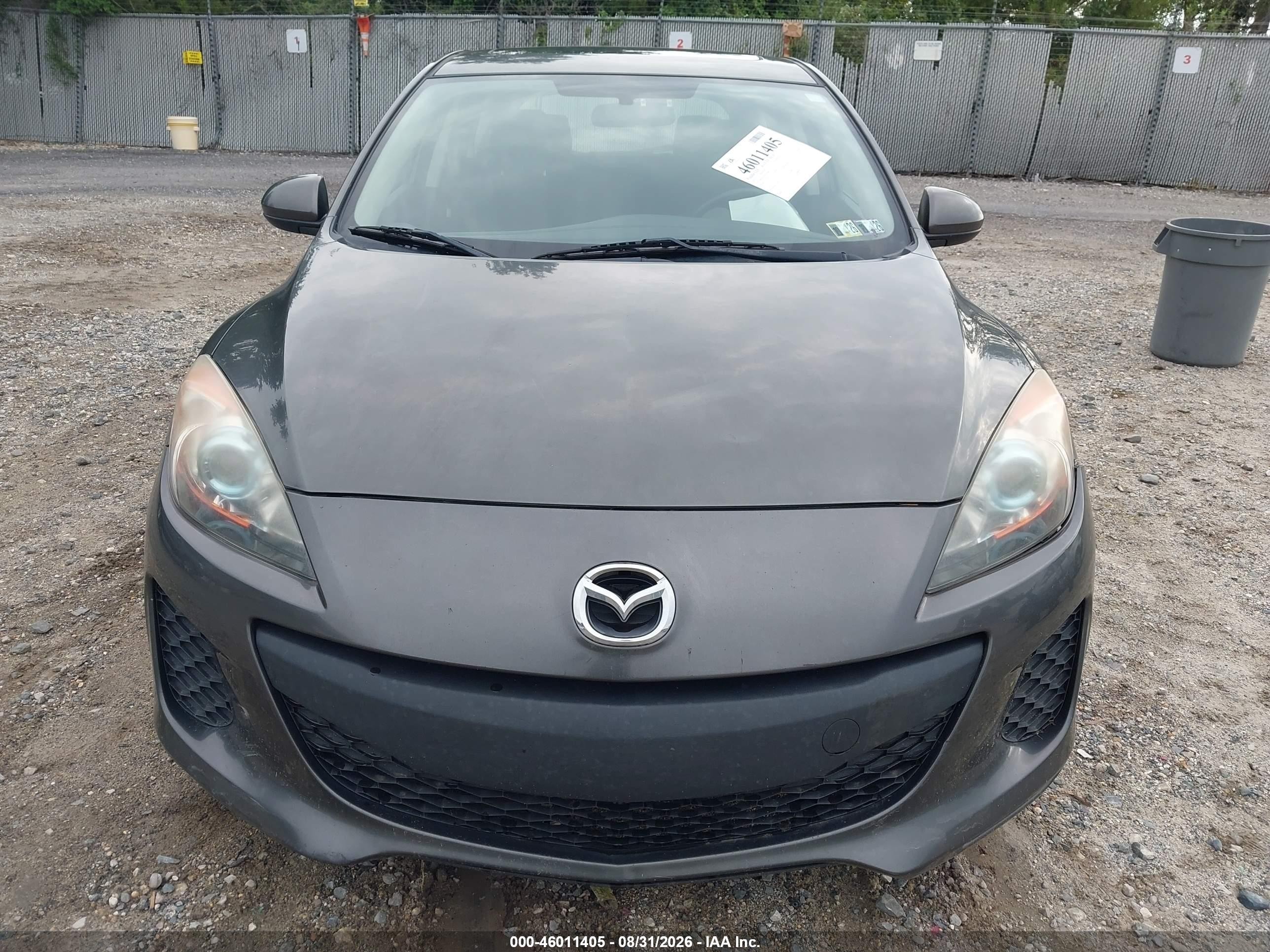 2013 Mazda Mazda3 I Touring Серый vin: JM1BL1LP3D1782003
