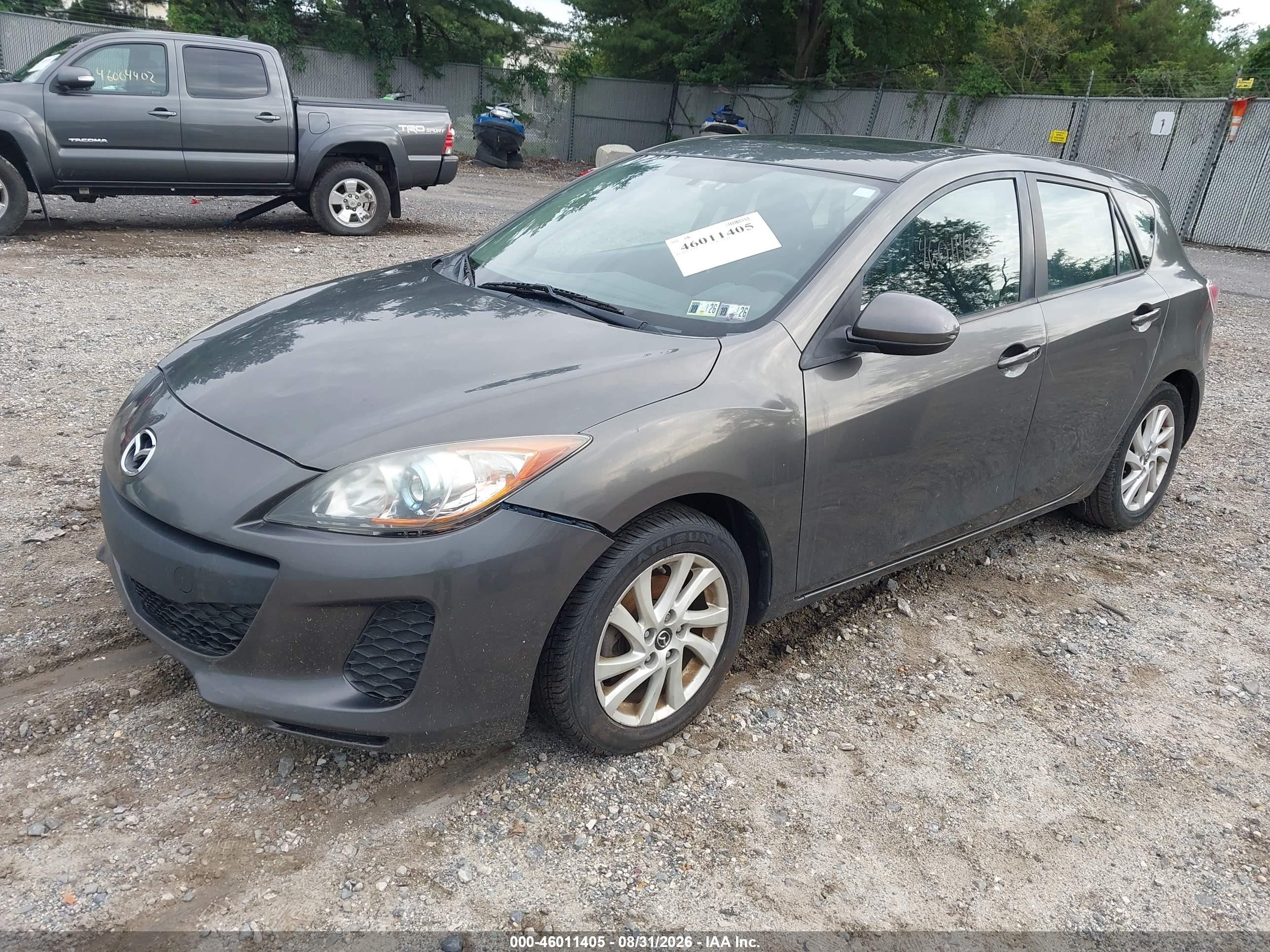 2013 Mazda Mazda3 I Touring Серый vin: JM1BL1LP3D1782003